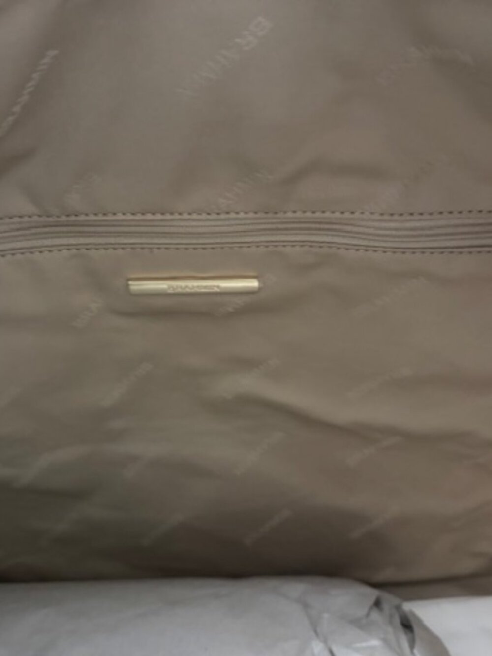 NWT Brahmin Duxbury Weekender Bag - Black Croc Embossed Leather & Nylon - $475 - Picture 12 of 12